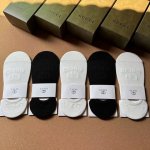特 Gucci 古奇G家新品女款隐形袜子 一盒五双 镂空网袜，提花经典标志，纯棉材质，超舒适超美腻大牌出街，潮人必备超好搭
