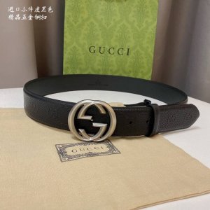 Gucc 1 新款颜色 宽度4.0 Cm 双面进口牛皮 手感极致完美 走线工整 手感柔软 简单大方