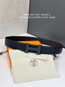 爱～马仕、Constance Belt Buckle & Reversible Leather Strap 38Mm 顶级