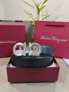 菲拉格慕男士自动腰带- 宽度34Mm 精品钢扣 精工打造 手感柔软 长短可以裁剪 DDD