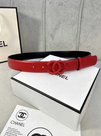特 宽度3.0Cm Chanel 香奈儿 女士腰带 小牛皮 支持nfc芯片官方网站链接扫码验证、经典扣头 内侧cnc走光处理 边角手感圆润配有烤漆金属钢扣。 - 点击图像关闭