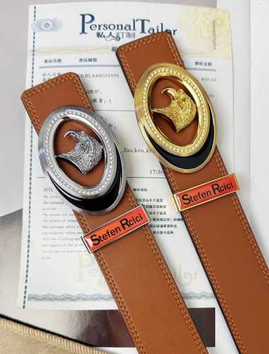 皮带: Stefen Rcici.史特芬.尼茨 腰带: 顶级原单复刻.私人订制高端特供版 等级: 进口原厂头层鳄鱼皮纹路-24K纯钢材质.镶钻石真空电镀工艺.老