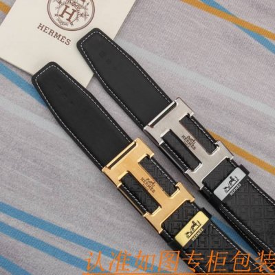 腰带皮带：爱玛仕原单牛皮腰带 男款皮带：材质百分百头层牛皮腰带保证真皮皮带，专柜原单品质、做工精细，时尚大牌，送人自用首选包装： 请认准如图专柜包装赠送打孔器手