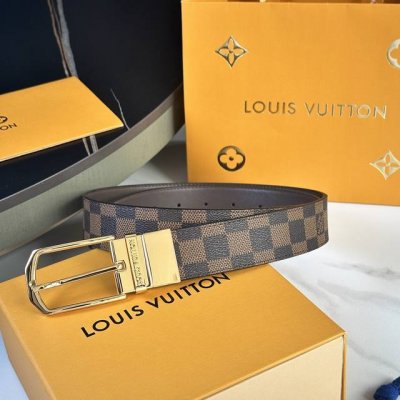 原版包装 L0Uis Vuitt0N 今季新品 驴家男士原單腰帶 寬度35毫米 定制帆布内衬进口头层小牛皮 搭配全新开模针扣 经久耐用 百搭款