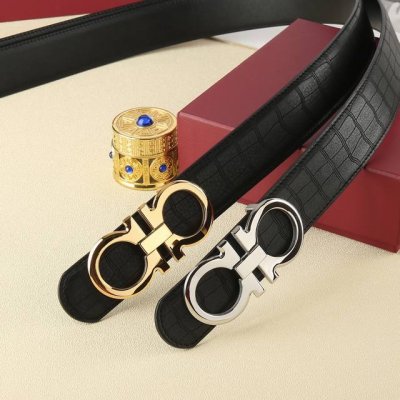 特 菲拉格慕秘原单高端品质专柜官网同步支持NFC感应宽度3.8精美钢扣头意大利进口头层原版压纹纹理消晰真实感超强打造全新的视觉3D郊果高档客户入手送礼自用佳品