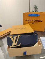特 L0Uis Vuitt0N Lv 男士专柜品质腰帶 寬度40毫米 配置精钢字母搭扣 扣头可随意搭配 皮质柔软 手感细腻舒适