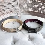 特 Bv 最新款男士编织腰带 双面用 纯手工intreccio大格子编织 双面意大利小牛皮搭配复古银色可旋转针扣 宽度35Mm 颜色: 沙色沙色