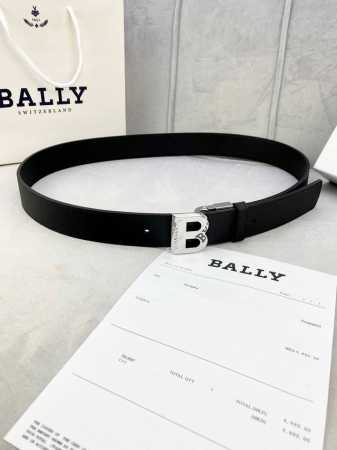 3.5Cm Bally 巴利 平纹 内衬头层小牛皮 ：配有金 银 字母扣头该皮带可调节，且能根据需要剪裁质量保证达到修身效果 - 点击图像关闭