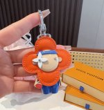 Louis Vuitton 路易威登 薇薇安钥匙扣 Lv包饰挂件 太阳花公仔 精钢五金 原版Logo精致 质感超赞