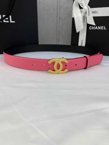 特P180 宽度3.0Cm Chanel （香奈儿）进口柔软小牛皮芯片官方网站链接扫码验证、金 银压砂金属精品钢扣。