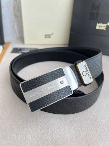 品名：万宝龙.Montblanc原单 腰带 皮带 型号：挂扣，新款原版经典精品贴皮挂扣，实物拍摄，原版头层牛皮 材料：百分百头层牛皮，保证真皮。双面可用专柜同等