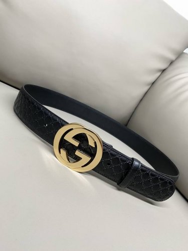Gucci 古琦 进口小牛皮 热压小G 进口硅胶底 不容易损伤皮面 4.0宽