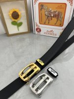 品名：爱马仕.HermèS 自动带 材质：原单牛皮腰带 百分百头层牛皮腰带保证真皮，24K纯钢扣，专柜原单品质、做工精细，时尚大牌，送人自用首选 包装： 请认准