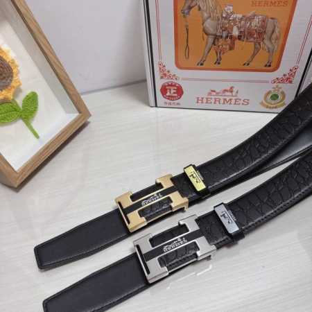 品名：爱马仕.Hermès 原单 材质：原单牛皮腰带 百分百头层牛皮腰带保证真皮，24K纯钢扣，专柜原单品质、做工精细，时尚大牌，送人自用首选 - 点击图像关闭