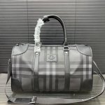 Burberry 巴宝莉 男士包 印花旅行袋 机场包 手提袋 经典百搭 实物拍摄 原厂原版面料 高端品质 配送防尘袋 45 X 25 Cm。
