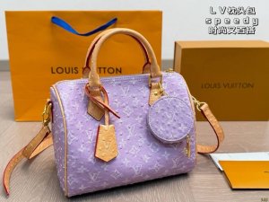 Lv枕头包 Speedy时尚又百搭 具有独特的艺术气息 简单百搭 颜值高 日常出街首选 尺寸25 19