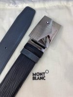 Mont～Blanc万～宝龙 宽3.5Cm 采用头层牛皮 精品针式扣头 自由裁剪商务休闲皮带