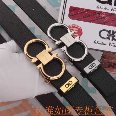 品名：菲拉格木·皮带原单·腰带· 材料：百分百头层牛皮腰带，保证真皮皮带，专柜原单品质、做工精细，送人自用首选 包装： 请认准如图专柜包装，赠送 - 点击图像关闭