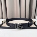特P170 【D&G 】 经典字母扣，腰带新款 精工铜制五金扣，原版纳帕牛皮，手感超级细腻！宽度3.8Cm