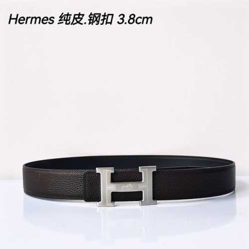 特 Hermes㊣ 原单爱马仕，宽3.8Cm进口原版皮带身，双面可两面用，精品电镀五金 ！