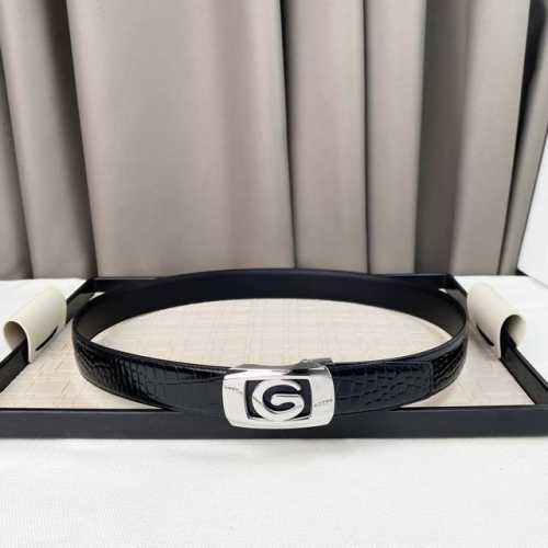 Gucci专同柜款 自动腰带 双面头层版原牛皮 、3.5Cm可裁剪