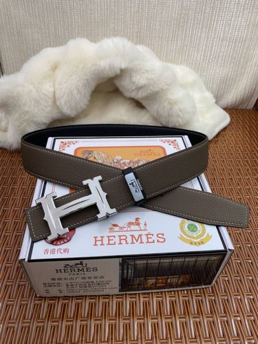 品名：爱马仕.Hermès 原单 材质：原单牛皮腰带 百分百头层牛皮腰带保证真皮，24K纯钢扣，专柜原单品质、做工精细，时尚大牌，送人自用首选 包装： 请认准如