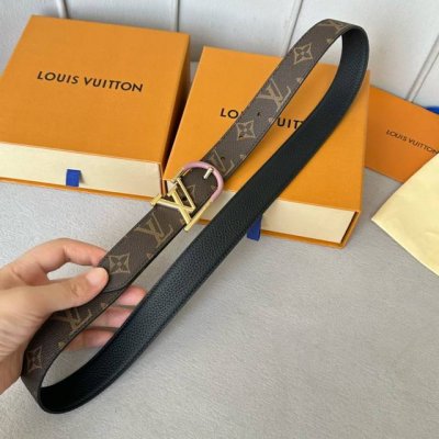 寬：30Mm 驢家新品 特別限定女士腰帶 帶身帆布面襯托荔枝紋牛皮 全新針扣設計搭扣以双色金屬打造 多色選