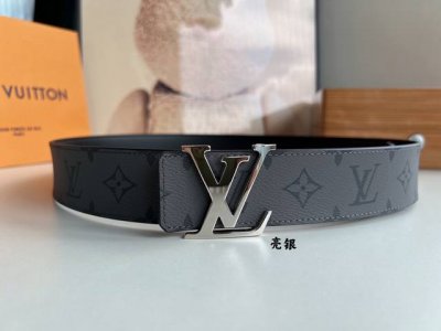 特 代购级 Lv 皮带 新款 专柜品质4.0Cm 男士腰带 正贸易公司货 日本订单！原厂皮料 非市面一般仿货！美感之精髓 质量真心好！品质决定一切 扣头可随意搭
