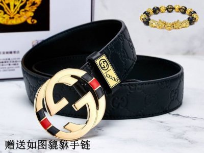 皮带：古奇.Gu...Cci原单 腰带：百分百头层牛皮，保证真皮。24K纯钢扣双面可用专柜同等质量， 送人自用首选 包装： 请认准如图专柜包装，赠送打孔器，银联
