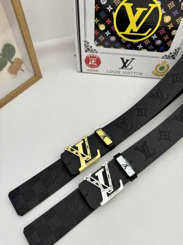 品名：Lv..路易..威登原单 材质：原单牛皮腰带 百分百头层牛皮腰带保证真皮，24K纯钢扣，专柜原单品质、做工精细，时尚大牌，送人自用首选 包装： 请认准如图