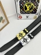 品名：LV..路易..威登自动带 材质：原单牛皮腰带 百分百头层牛皮腰带保证真皮，24K纯钢扣，专柜原单品质、做工精细，时尚大牌，送人自用首选 包装： 请认准如