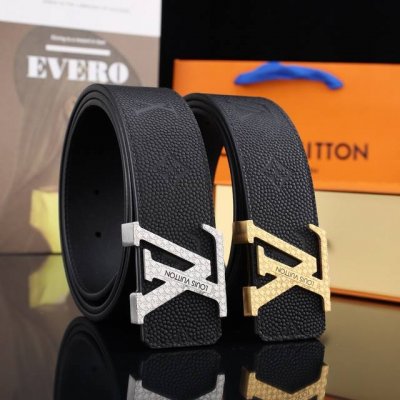 路易威登冲孔秘原单高端品质专柜官网同步宽度3.8冲孔精美扣头意大利进口头层原版花纹纹理消晰真实感超强打造全新的视觉3D郊果高档客户入手送礼自用佳品 长度100一