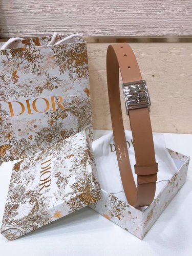 Dior Miss Dior Graffiti 图案腰带 25毫米光滑牛皮 金色饰面 Miss Dior Grafiti 图案腰带扣 内侧饰以 Christia