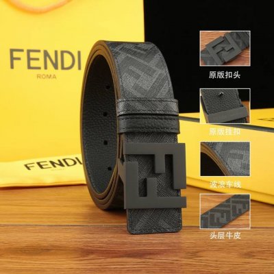 特 Fendi.芬迪 全套包装 原单面料，内衬头层牛皮制作 搭配经典Ff纯铜扣 经典时尚 潮流系列 一流的做工 ，专柜宽度3:8