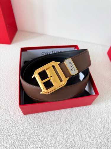 品名：卡地亚 Cartier 原单 腰带 皮带 型号：针扣，原版经典针式扣头，实物拍摄，双面头层牛皮 材料：百分百头层牛皮，保证真皮。双面可用专柜同等质量，原版