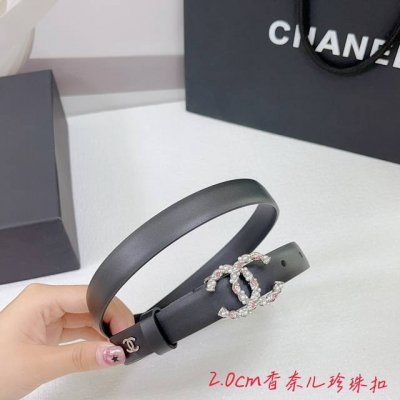 Cm 香奈儿腰带，双面头层牛皮皮料，长度：.75.80.85.90.95.100欧，珍珠铜五金扣原版开模定制庆祝]
