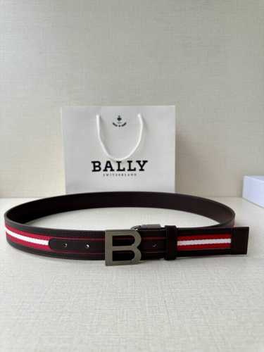 Bally 巴利 专柜同款 男士腰带 宽3.4Cm 这款选用反面进口牛皮精制而成 正面金属扣 简约百搭 可调式长度可轻松匹配完美尺寸