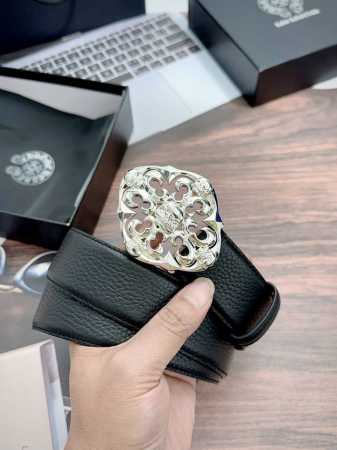 克罗心S925专柜同步原单品质进口小牛皮革！宽度：3.8Cm。 - 点击图像关闭