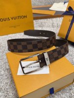 Louis Vuitton Lv腰带 系列 原厂五金 精致手工绘边 柔软舒适 宽3.5