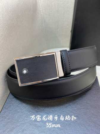 万宝龙男士自动腰带- 宽度34Mm 316精品钢扣 精工打造 手感柔软 可以裁剪 - 点击图像关闭