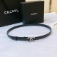 特 Chanel 23p Cc 水钻 排钻金 与银 Logo扣. 进口胎牛皮腰带 2.0Cm精品 精致 典雅