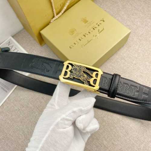 巴宝莉 特种自动带皮腰带系列 ，原厂五金精品不锈钢扣，手感柔软舒适 宽3.5Cm。P210