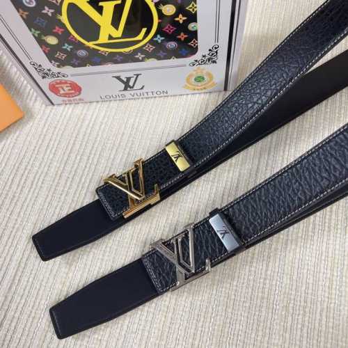 品名：Lv..路易..威登原单 材质：原单牛皮腰带 百分百头层牛皮腰带保证真皮，24K纯钢扣，专柜原单品质、做工精细，时尚大牌，送人自用首选 包装： 请认准如图