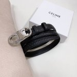 特 Celine 压小花 Triomphe中号Triomphe压印天然牛皮革腰带 2.5Cm 最新款