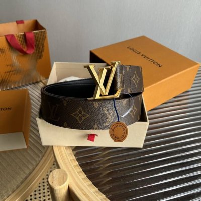 特 全新升級 海外代購男士原單腰帶 寬度4Cm 訂製帆布面料衬托原厂柔软小牛皮底 全新金字塔精工艺手工打磨 真空炉内电镀效果