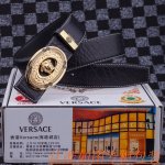 品名：范思哲 皮带原单腰带 材料：百分百头层牛皮腰带，保证真皮皮带，专柜原单品质、做工精细，送人自用首选 包装： 请认准如图专柜包装，赠送打孔器，银联发票，宽度