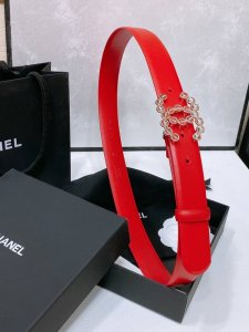 Chanel 24C 树脂水晶 Logo搭扣 黄铜金属 进口胎牛皮平纹带身 饰有Cc小Logo手感柔软 细腻 3.0Cm