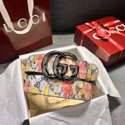 特价 古奇 新款 Gg Marmont系列延续品牌传承 为全新系列注入趣致新意 标志性金色调双G腰带扣亮眼点缀于这款皮革腰带之上 诚意致敬品牌悠久传承 4.0C