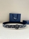 Dior 宽度3.5Cm 这款金色饰面黄铜腰带扣是春季系列新品，致敬经典的 Oblique 图案。可与各式 35 毫米腰带搭配，彰显优雅气质与视觉风格。