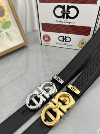 品名：菲拉格幕 自动带 材质：原单牛皮腰带 百分百头层牛皮腰带保证真皮，24K纯钢扣，专柜原单品质、做工精细，时尚大牌，送人自用首选 包装： 请认准如图专柜包装 - 点击图像关闭